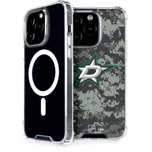 NHL Dallas Stars Camo iPhone 15 Pro MagSafe Case